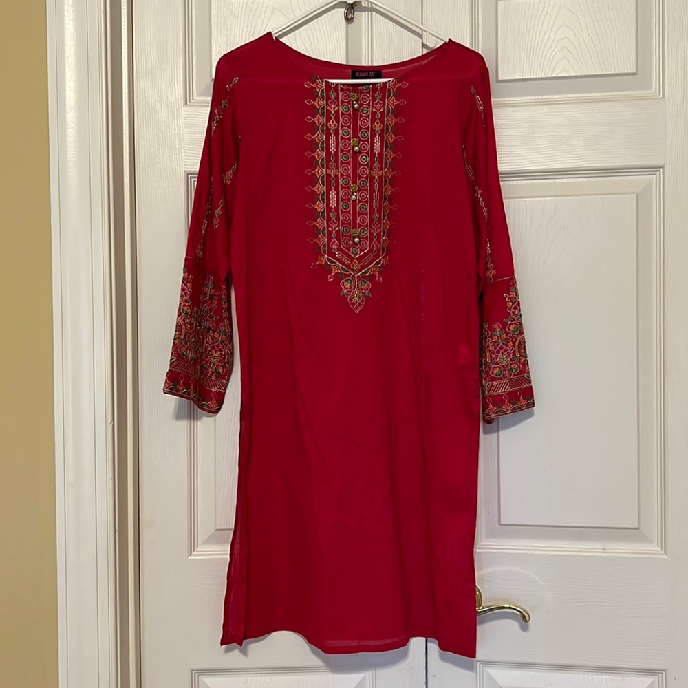*NEW* RANG JA Pakistani Kurta Small - Eid / Spring / Summer